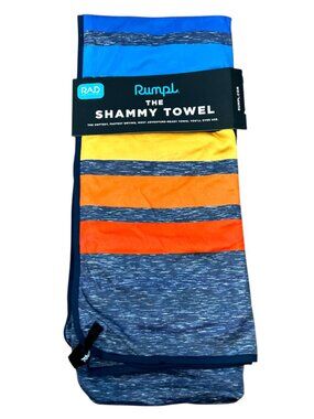 RUMPL The Everywhere Shammy Towel Coast Retro Rays New $50